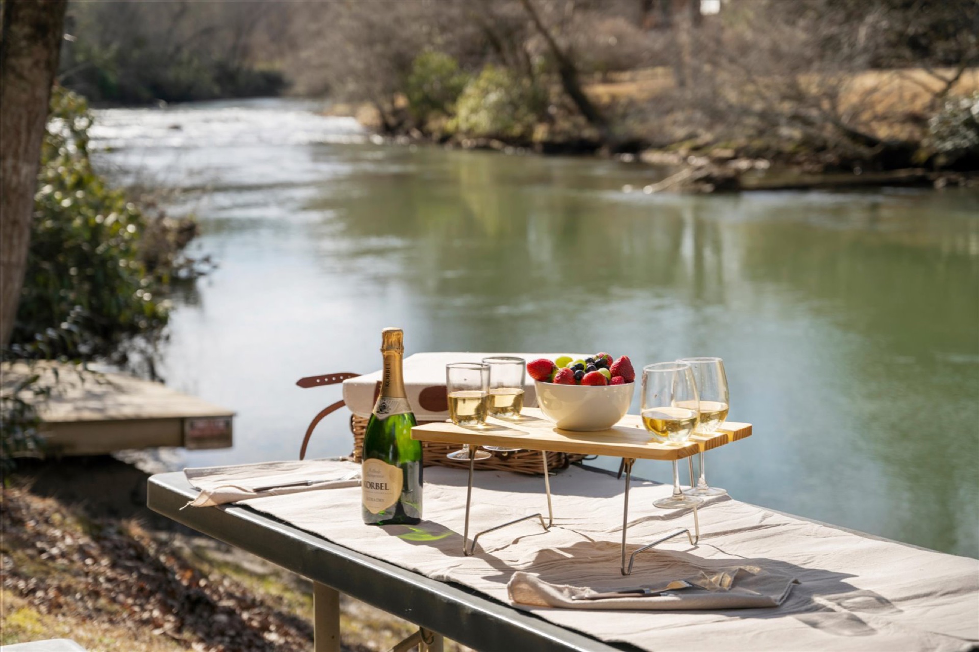 Bubbles at the River